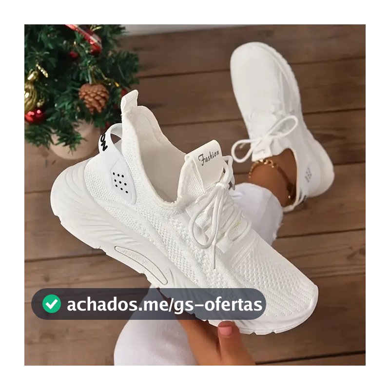Tênis elegantes respiráveis femininos