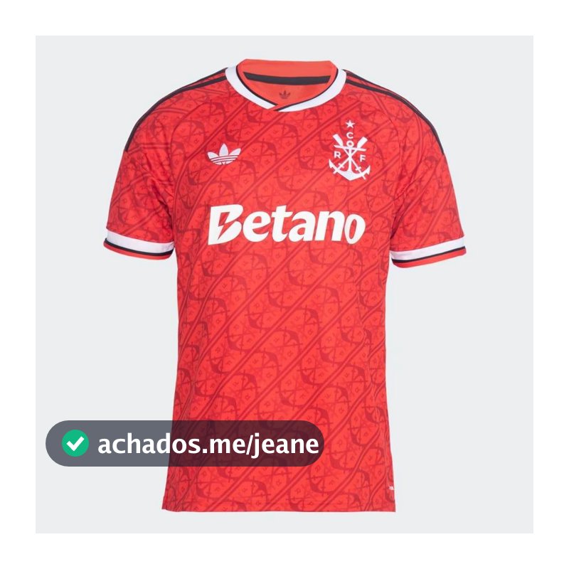 Camisa Flamengo III Adidas 26/27 Torcedor Vermelho Oficial + NF