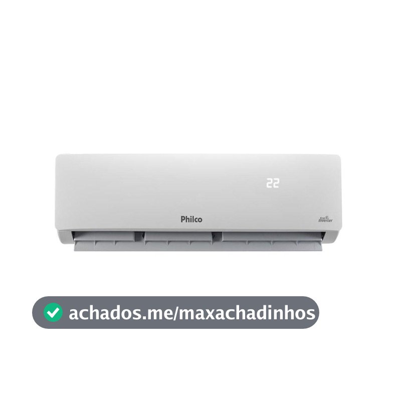 Ar Condicionado Philco 12000 BTUs Philco PAC12FC -Split, Eco Inverter, Frio, Interno+Externo, 220V