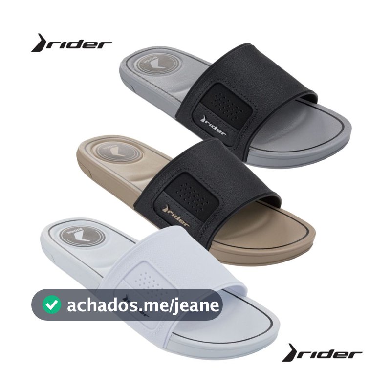 Chinelo Masculino Rider Rush Slide Confortavel Original