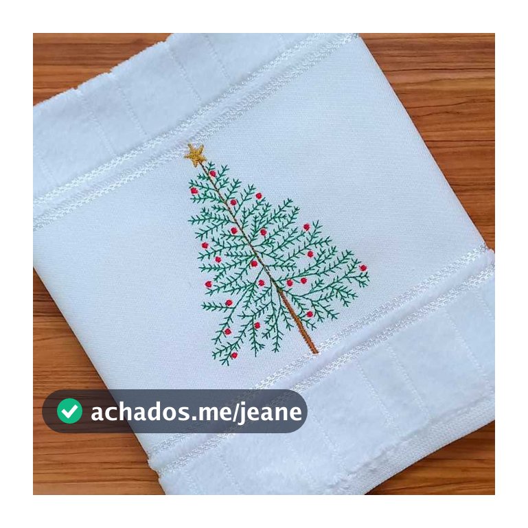 TOALHA LAVABO TEMA NATAL SLIM ÁRVORE NATALINA OUTROS TEMAS BORDADA À MÁQUINA(1 UNIDADE)ENVIO IMEDIATO