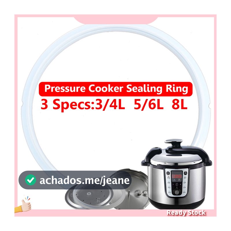 3/4/5/6/8L Panela De Pressão Elétrica Anel De Vedação Elástica De Silicone
