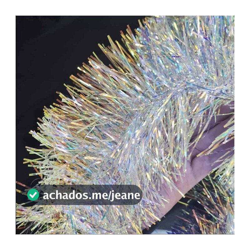 Festão Furtacor 14cm X 2M com 2 UNIDADES  para Arvores de Natal , Festas , Decorações