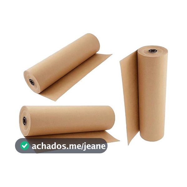 Papel Semi Kraft Pardo em Rolo 90cm x 50m – Bobina para Embalagem de Caixa