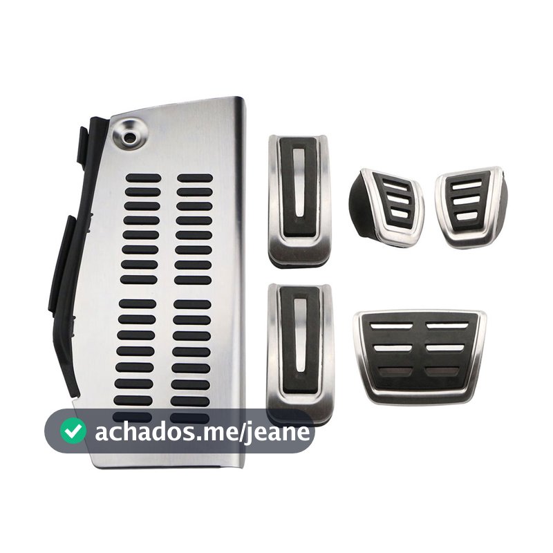 Almofada De Pedal Para Descanso De Pé Esquerdo , Aço Inoxidável , VW Polo Golf 4 Bora Beetle R32 Audi A3 Assento LHD , C