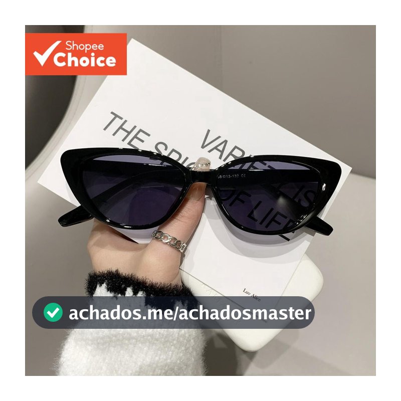 Óculos De Sol Y2K Hip-Hop Cat Eye – Retro UV400 Mirror Shades Para Mulheres E Homens