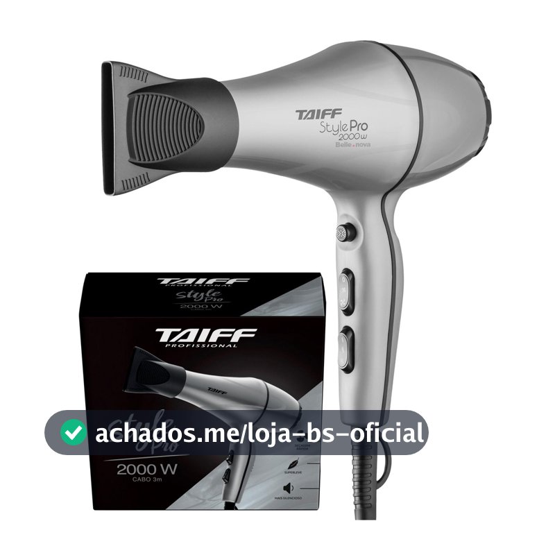 Secador De Cabelo Taiff Style Profissional Original 2000W