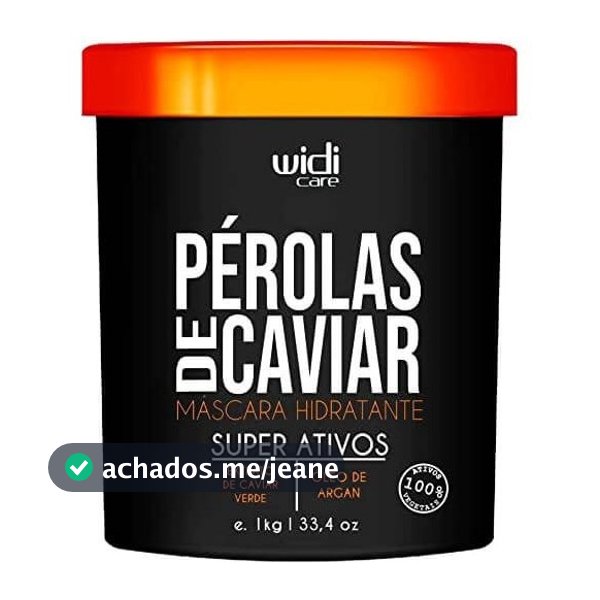 Máscara Hidratante Pérolas de Caviar Hidratante 1kg Widi Care