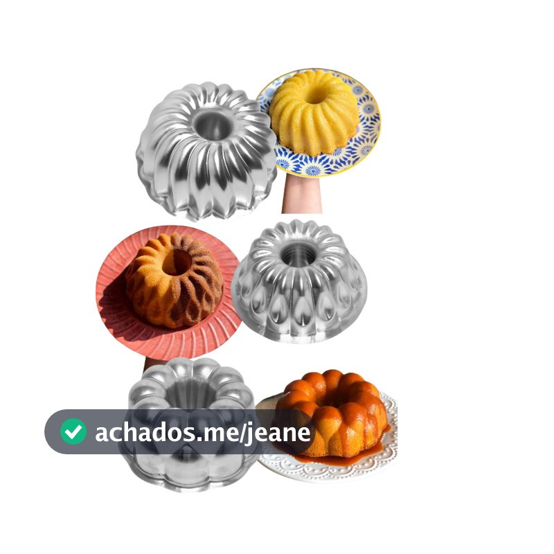 Kit 3 Formas Suiça Decorada Bolo Pudim 18 cm Caparroz