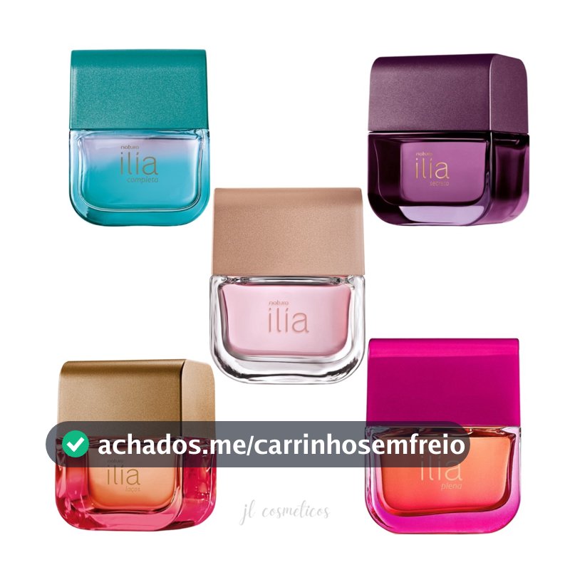 Ilía Natura 50ml: Tradicional, Segreto, Completa, Laços, Plena