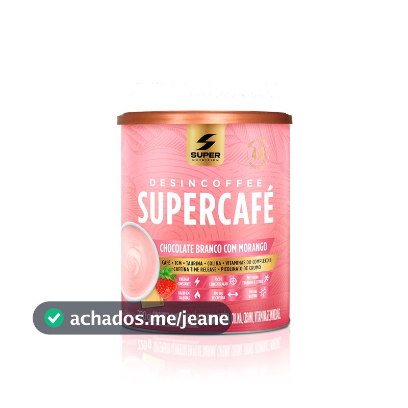 Supercafé Chocolate Branco com Morango
