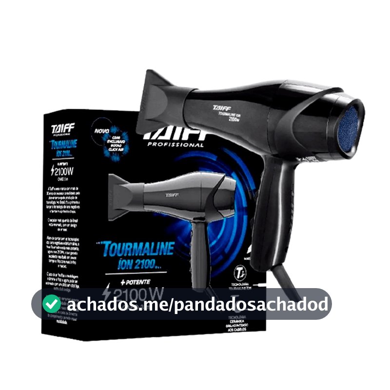 SECADOR TOURMALINE 2100W 127V - Taiff Profissional