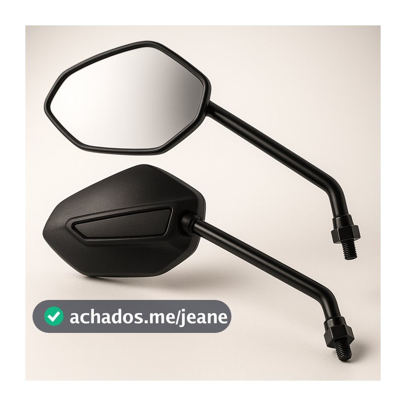 Par de Retrovisor Para Moto Honda Titan Fan CARGO START CG 125 150 160 BROS NXR XRE MODELO ORIGINAL