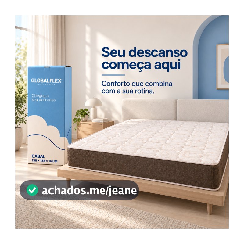 Colchão a Vácuo D33 | 100% Espuma Dupla Face - Revestimento Jacquard - Alta Respirabilidade | Casal