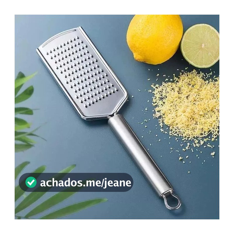 Ralador de Queijo Aço Inox Multifuncional para Legumes Frutas e Alimentos Cozinha