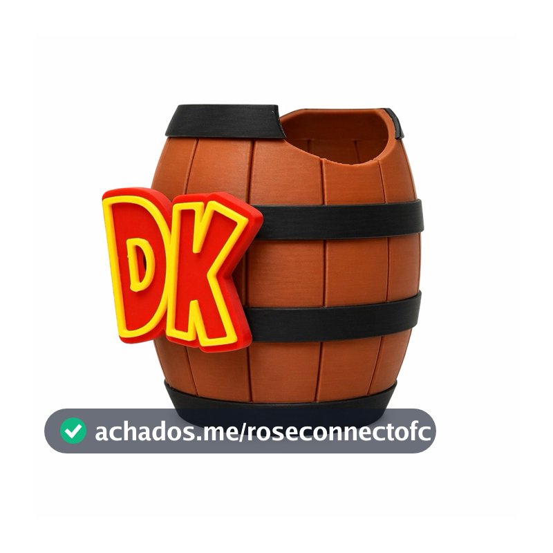 Suporte Donkey Kong para Controle Pro Nintendo Switch 2 | Base Gamer Estilo Barril DK