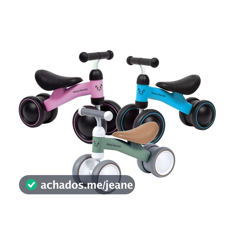 Bicicleta Infantil +2 anos Menino e Menina de Equilíbrio Bebê - Estabilidade e Conforto
