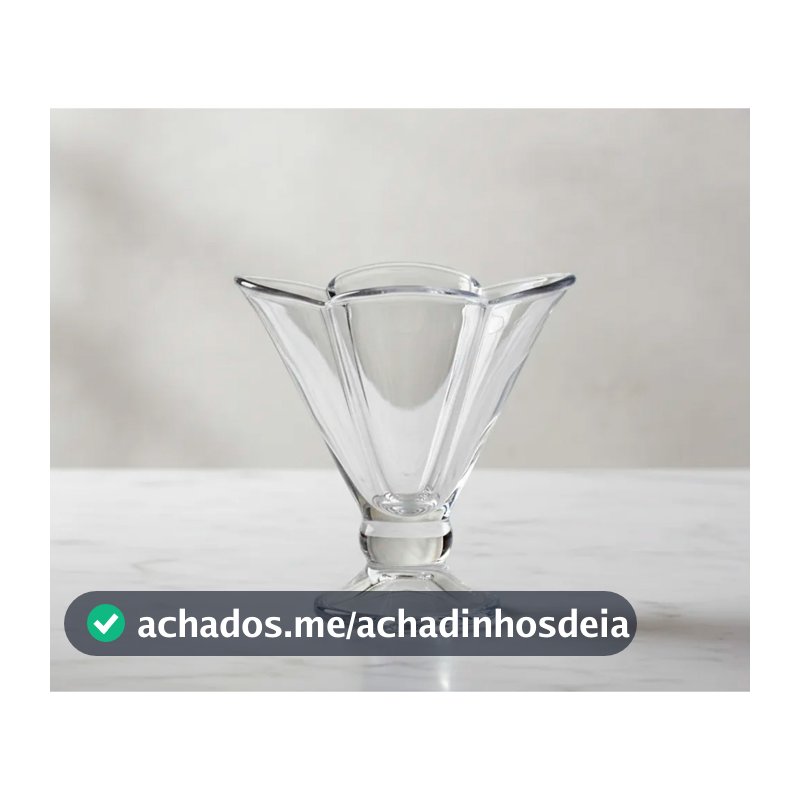 Jogo De Taças Tulipa De 220ml Para Sobremesas Sorvetes E Frutas Mesa Posta Louças - Jogo de 2, 4 e 6