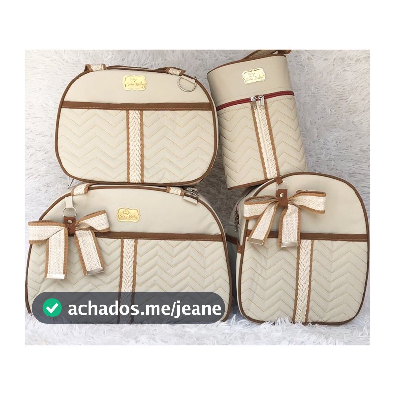 Kit Bolsa Maternidade | Saída de Maternidade Menina e Menino | Mala Maternidade Luxo