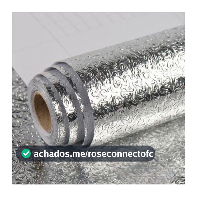 5 Metros Papel De Alumínio Rolo Adesivo Prova Da Agua Para Cozinha Adesivo Impermeável Protetor Fogão Armário