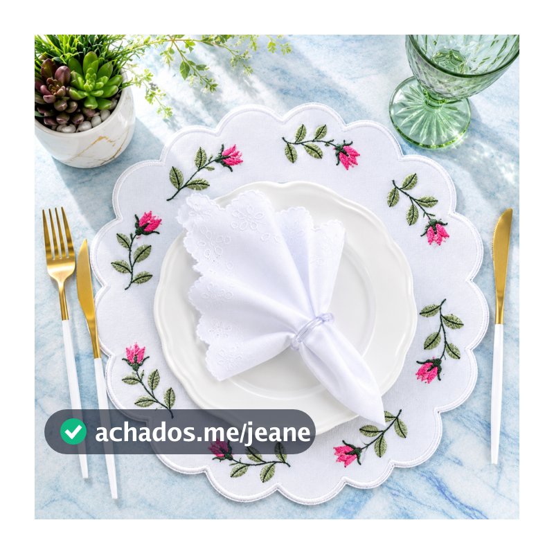 Kit Americano 4 e 8 Peças: Sousplats e Guardanapos - Eleve a Elegância e Sofisticação da Sua Mesa