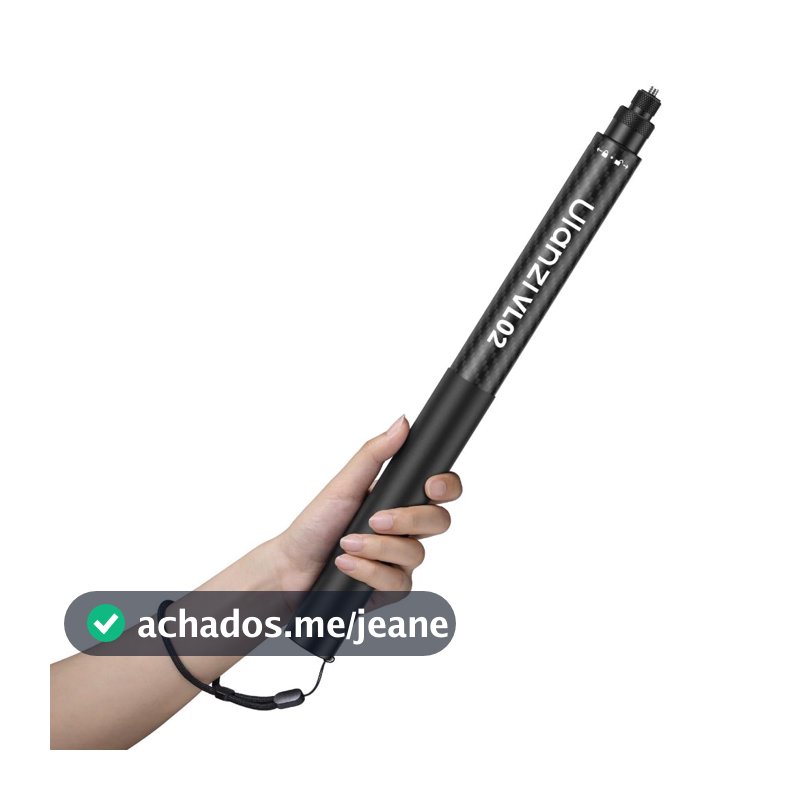 ULANZI VL02 Bastão de Selfie Invisível em Fibra de Carbono 2,7m, para Insta360, DJI e GoPro