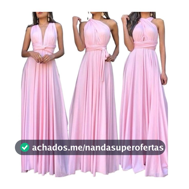 vestido Longo Várias Formas Infinity Multiformas Festas Roupa de Casamento Madrinhas Formatura