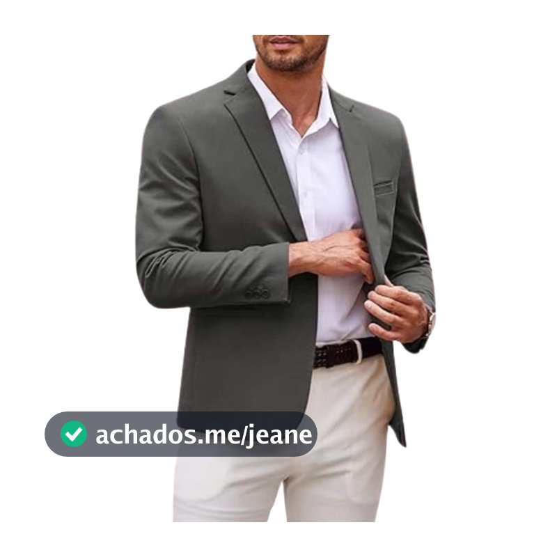 Blazer Slim Masculino Fino Executivo de Luxo - Envio Imediato