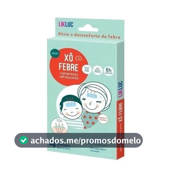 Compressa Refrescante para Alívio da Febre com Unidades Fever Friends Agpmed
