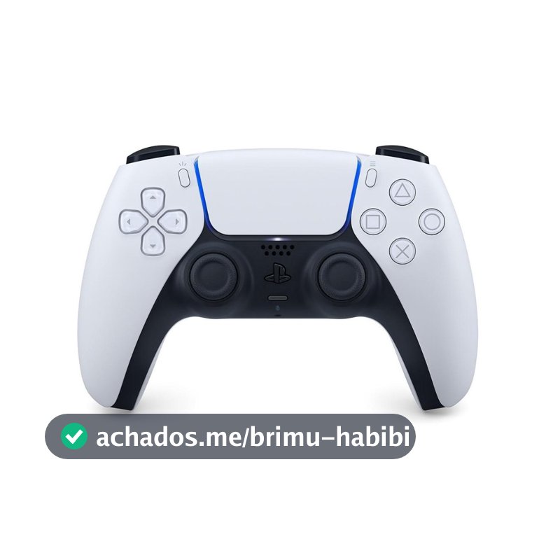Controle Playstation 5 Sem Fio Dualsense Branco - PS5