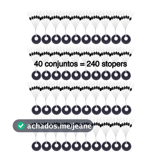 240 stoper para chumbada de pesca, amortecedor de chumbada, freio para bóia de pesca, stopper de pesca stop line