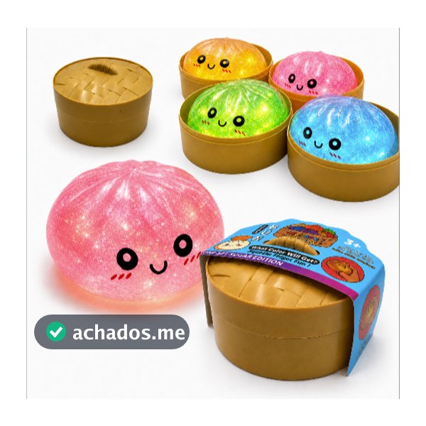 Dumpling Squishy Anti Estresse Caixa Misteriosa Fidget Grande Fofa Brinquedo Fidget Bao Chinês