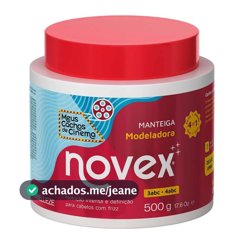 Manteiga Modeladora Novex Meus Cachos de Cinema Manteiga