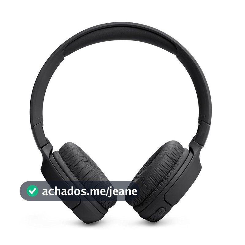 Headphone Bluetooth JBL Tune 520BT, On-Ear, Bateria de 57 Horas, Som Pure Bass