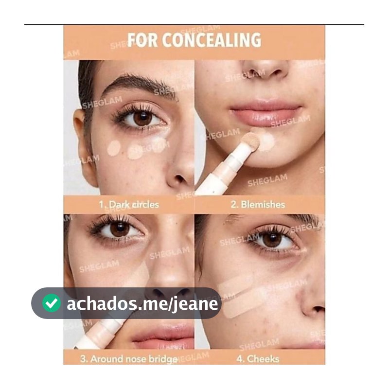 SHEGLAM Corretivo Complexion Boost Com Esponja