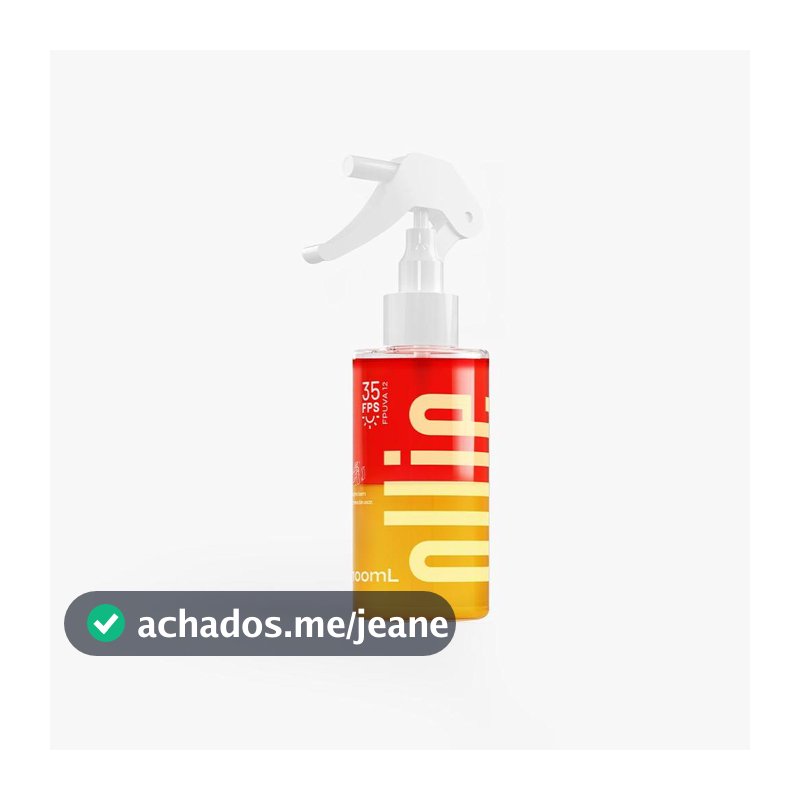 Ollie Protetor Solar Corporal Spray Bifásico FPS 35