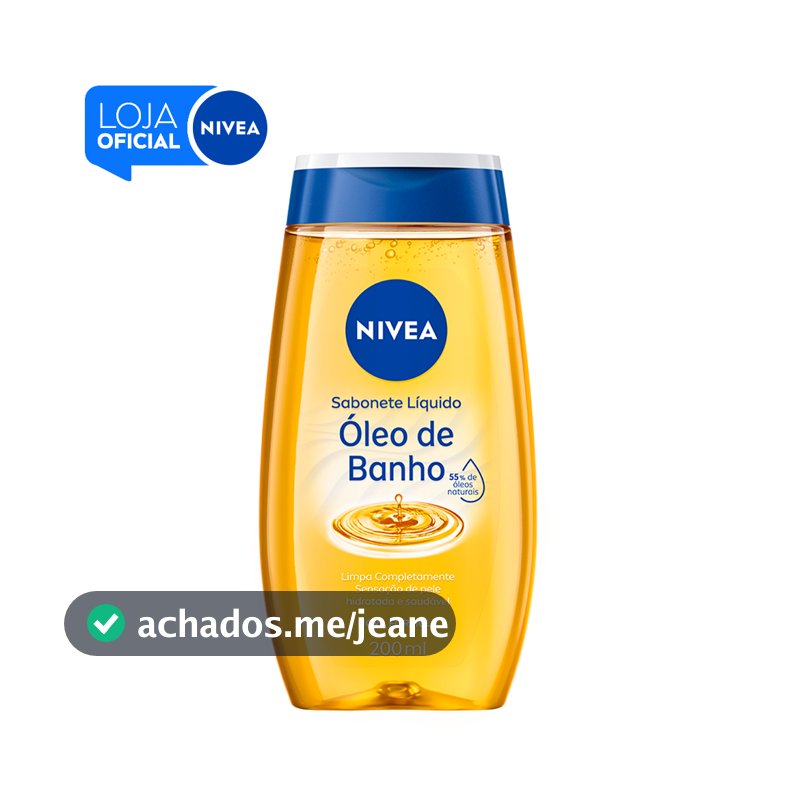 NIVEA Sabonete Líquido Óleo de Banho - 200 ml