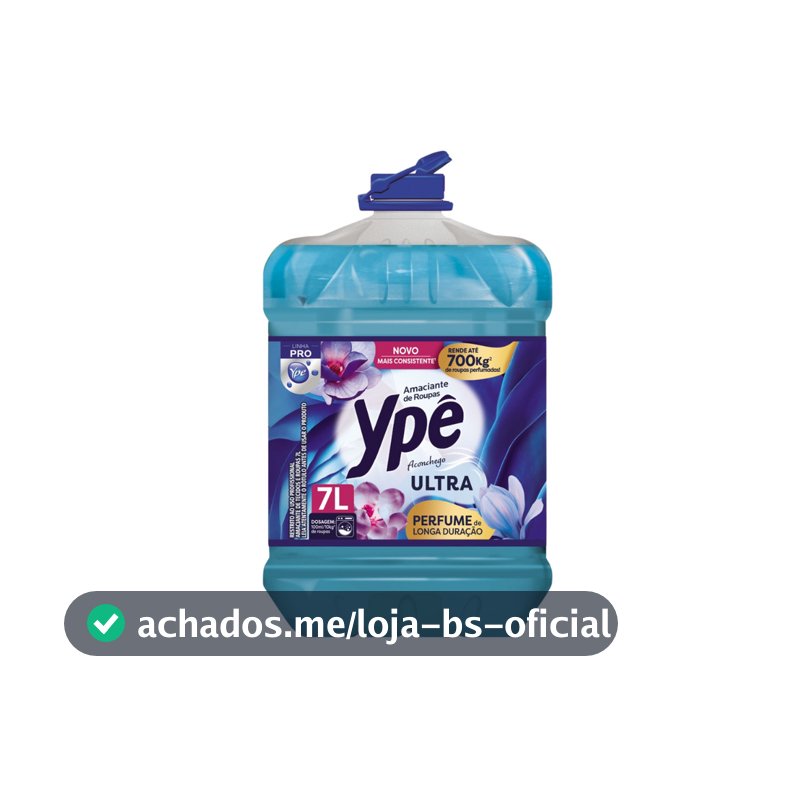 Amaciante de Roupas e Tecidos Aconchego 7L Ypê