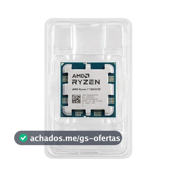 Processador AMD Ryzen 7 7800X3D 4.2Ghz, OEM, Novo, Com NF