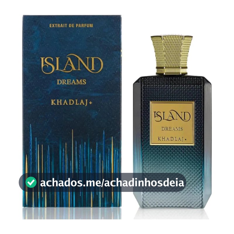 Perfume Khadlaj - Island Dreams 100 ml - LANÇAMENTO inspirado em symphony L.V