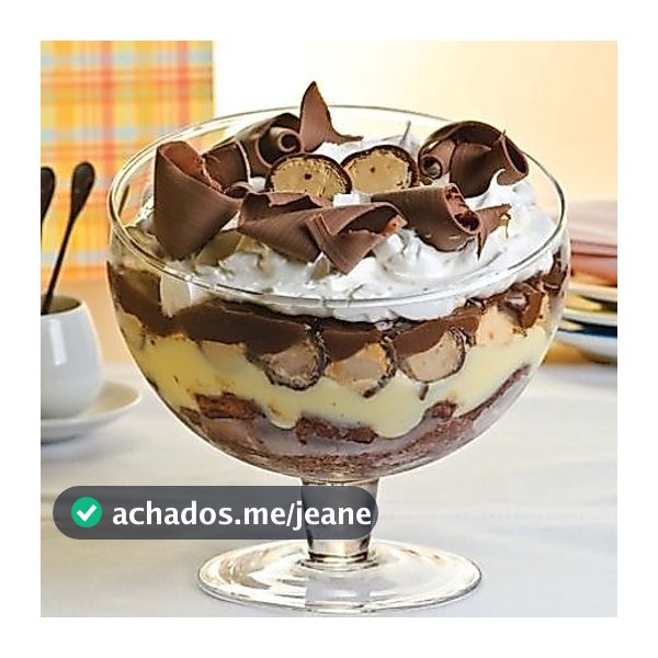 Taça Boca Torta Com Pé Vidro 20x19cm  para Decoração