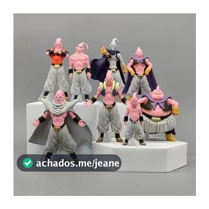 Boneco Majin Boo (Buu) Dragon Ball – Miniatura Completa com Todas as Formas!