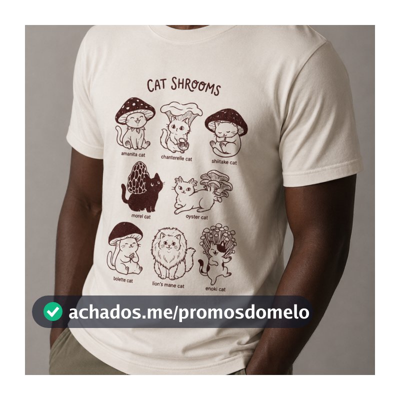 Camiseta CAT SHROOMS