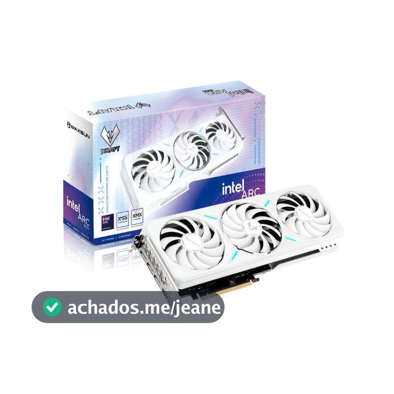 Placa de Video Maxsun Intel ARC B580 iCraft, 12GB, GDDR6, 192-bit, 8703-000CA147-0002