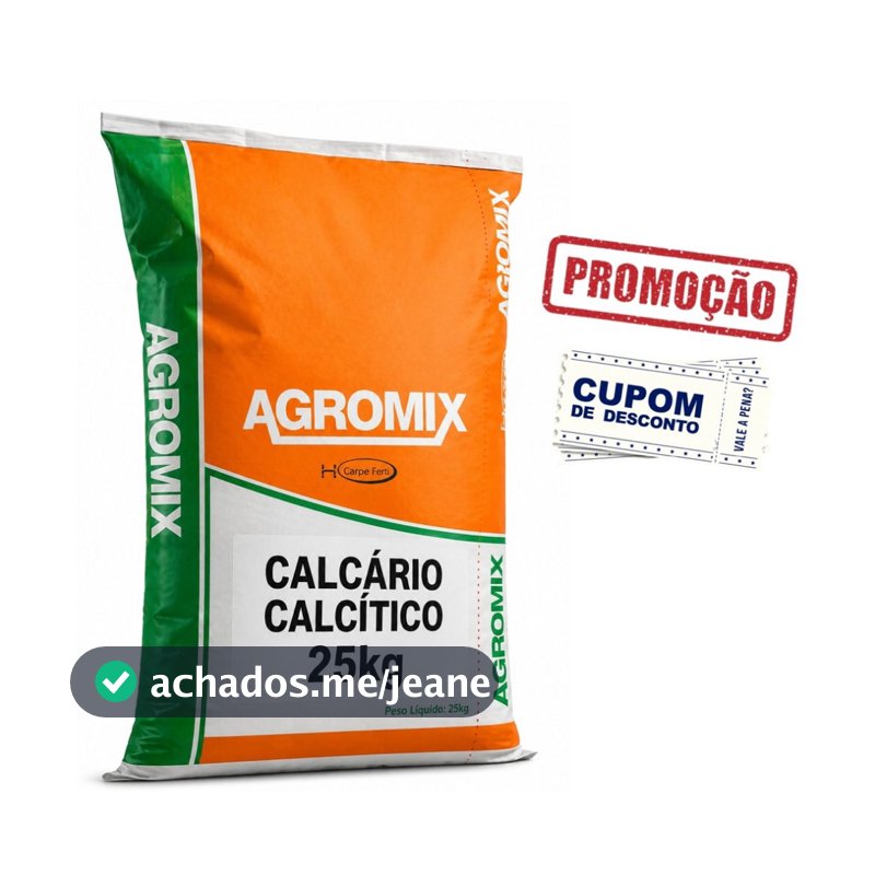 Calcário Calcítico 25kg Galinha Postura Poedeira Calcita Aves, Cavalo , Porco