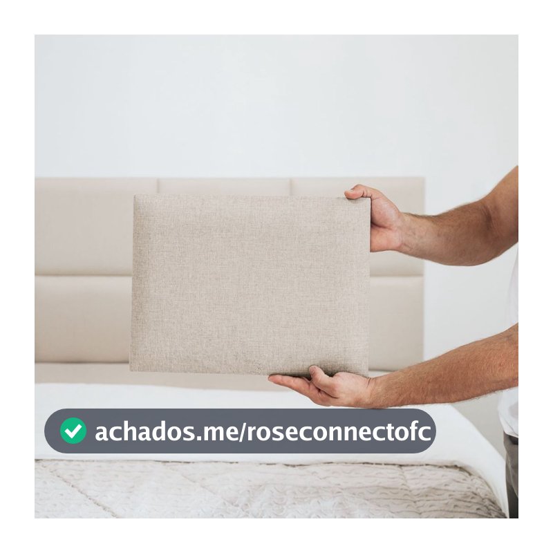 Cabeceira em Linho Premium - Módulo 30x40 - Cama Solteiro, Casal, Queen e King