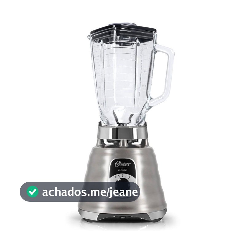Liquidificador Oster New Osterizer Clássico Aço Escovado 1,25L 220V