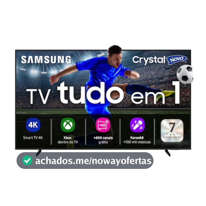 Smart TV Samsung 65” 4K Crystal UHD 65U8600F HDR Tizen Xbox Gaming Bluetooth Wi-Fi Bivolt Original