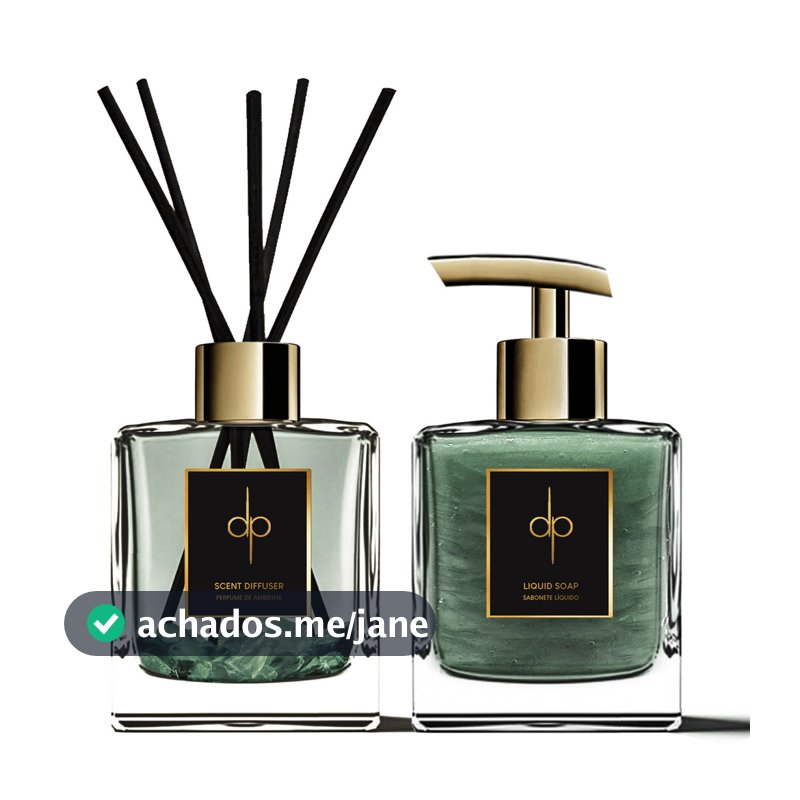 Kit Lavabo Emerald(Esmeralda) Vitalidade –Aromatizadores 100ml | Presente e Decoração | Di Piettro
