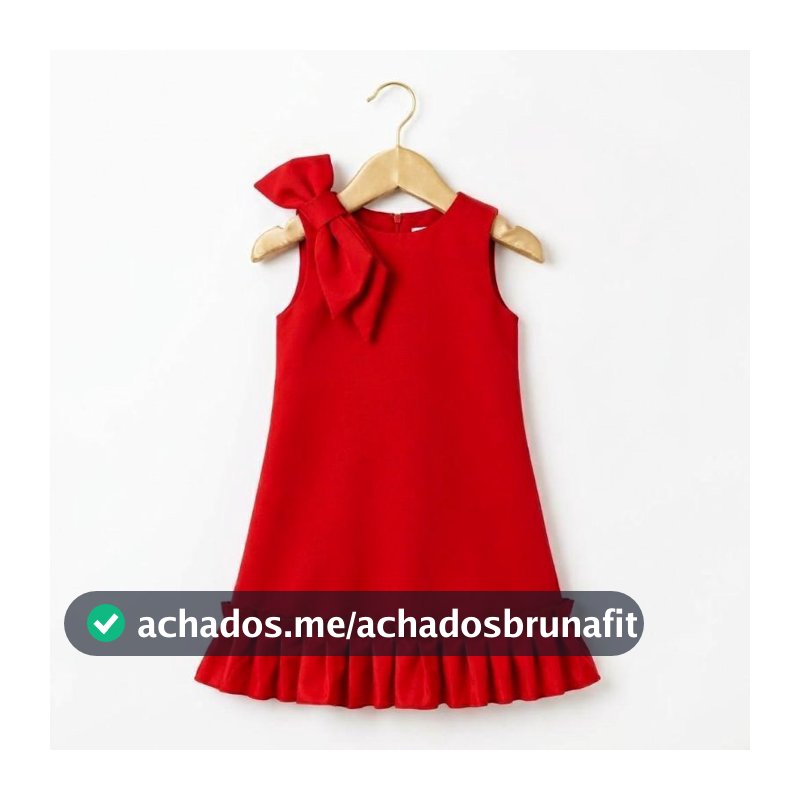 vestido infantil vermelho menina Natal Festa aniversário formatura 1 ao 10 anos